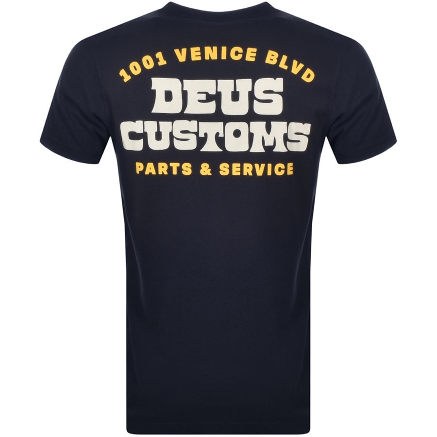 Alternative Image for ProductDeus Ex Machina Austomatica T Shirt Blue2